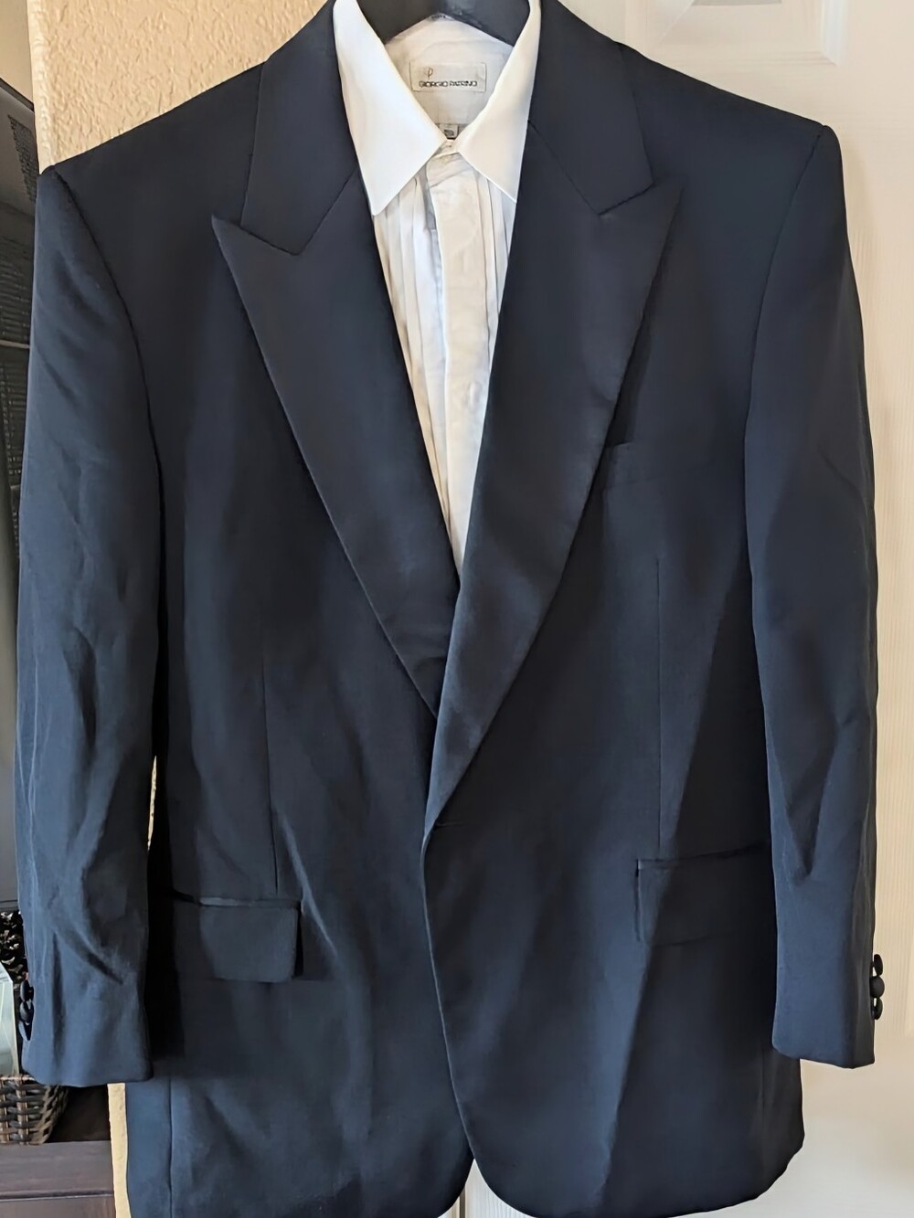 Black Tuxedo with Peak Lapels